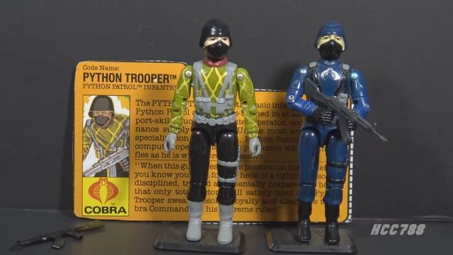 HCC788 - 1989 PYTHON TROOPER - G.I. Joe Python Patrol toy review! смотреть онлайн