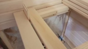 Парящий полок своими руками. Полок для бани.