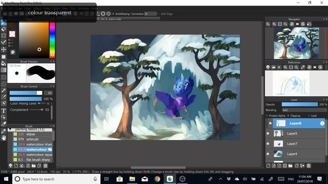 REIMAGINING kid's drawing for the Monster Project! | PROCESS | Medibang Paint Pro смотреть онлайн