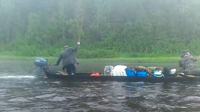 Защита винта и редуктора лодочного мотора в действии. 1 смотреть онлайн