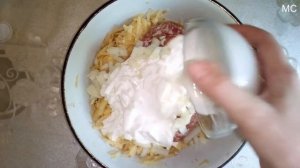 Драник с фаршем в духовке "Ленивая Баба"