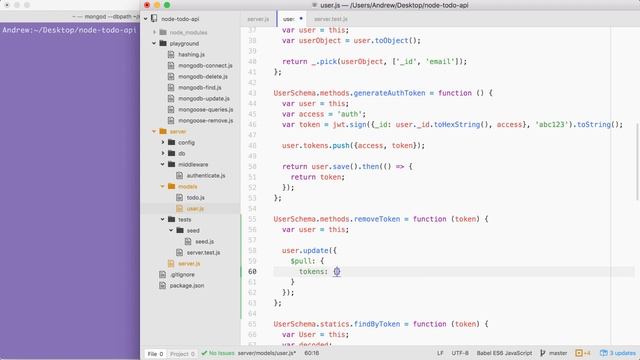 Security and Authentication: Logging Out DELETE usersmetoken смотреть онлайн