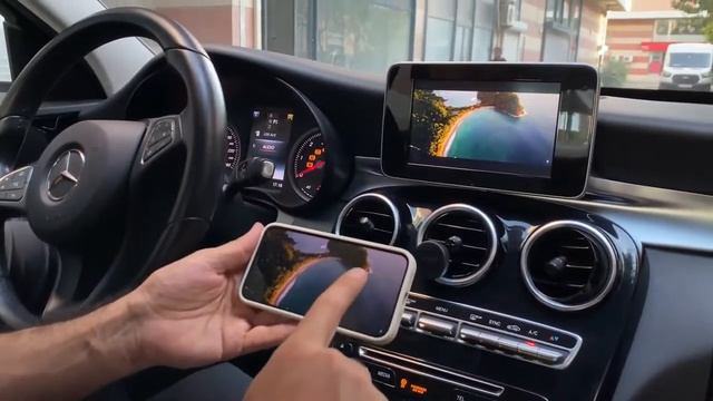 Mercedes C180 (W205) Carplay Android Auto Arayüz!