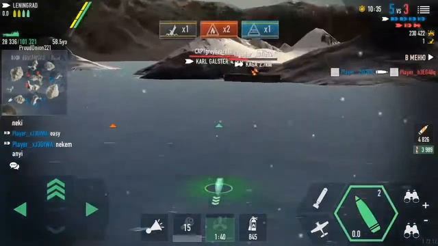 Бой #1 ”Эсминец Ленинград” (Battle of warships) смотреть онлайн
