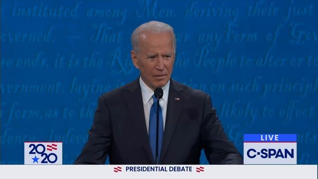 Second 2020 Presidential Debate between Donald Trump and Joe Biden смотреть онлайн