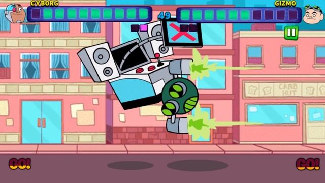 Teen Titans Go Jump Jousts - Cyborg (CN Games) смотреть онлайн