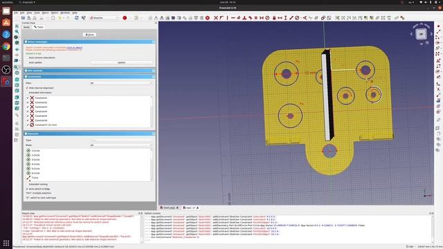Freecad позиционирование и создание деталей по сборке