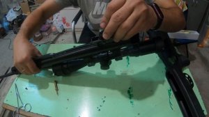 Замена спускового крючка Hatsan 125. (Видео 4K)