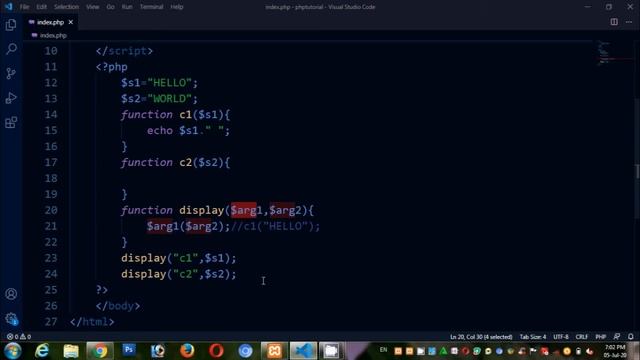 PHP Callback Function in Tamil | PHP Anonymous Function in Tamil смотреть онлайн