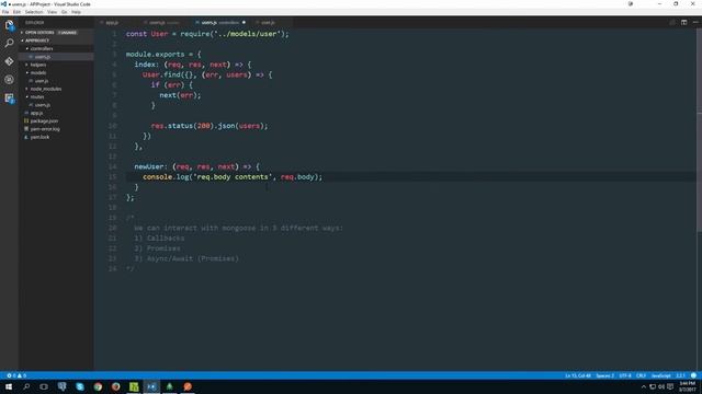 Express MongoDB REST API #4 - MongoDB/Mongoose смотреть онлайн