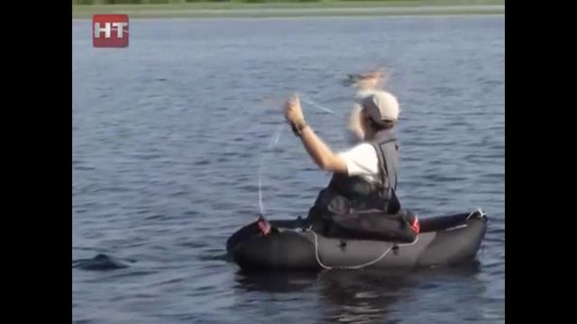 Передача о рыболовных соревнованиях "Новгородские Порыбалки" смотреть онлайн