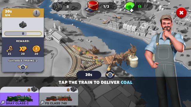 Train Station 2: Tycoon Games - Gameplay (iOS, Android) смотреть онлайн