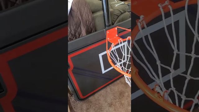 NBA Official 44" Portable Basketball Hoop, How to put it together! (part 1) смотреть онлайн
