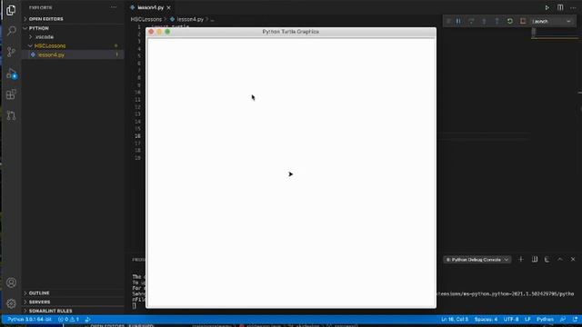 HSC Python Lesson #4: Turtle Fundamentals смотреть онлайн