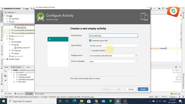 SEND DATA TO OTHER ACTIVITY | EDITTEXT DATA SEND | USE OF INTENT | ANDROID STUDIO | PART 3 | смотреть онлайн