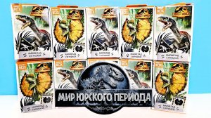 МИР ЮРСКОГО ПЕРИОДА СВИТ БОКС 2022! СЮРПРИЗЫ ДИНОЗАВРЫ Jurassic World Sweet Box Surprise unboxing