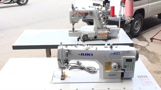 MÁY MAY ĐIỆN TỬ JUKI GIÁ RẺ | MÁY MAY CẮT CHỈ LẠI MŨI TỰ ĐỘNG -JUKI 8700B-900A | CTY ĐẮC THU смотреть онлайн