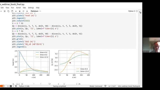 Groundwater modelling in Python смотреть онлайн