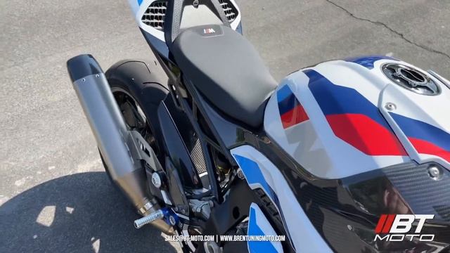2021 BMW M1000RR Stage 1 Startup Test With BT Moto Ecu Flash