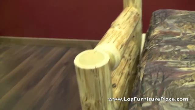 Cedar Lake Log Futon | Rustic Sleeper Sofa Futon смотреть онлайн