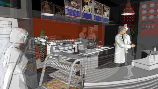 SKETCH UP, coffee shop смотреть онлайн