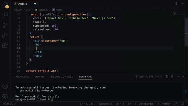TypeWriter Effect in react js | Typewriting animation react hook | simple typewriting react смотреть онлайн
