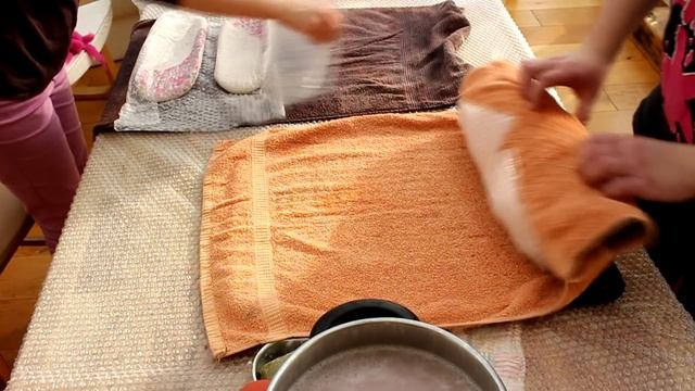 Anleitung zum Filzen von Hausschuhen - Filzpuschen - felting смотреть онлайн