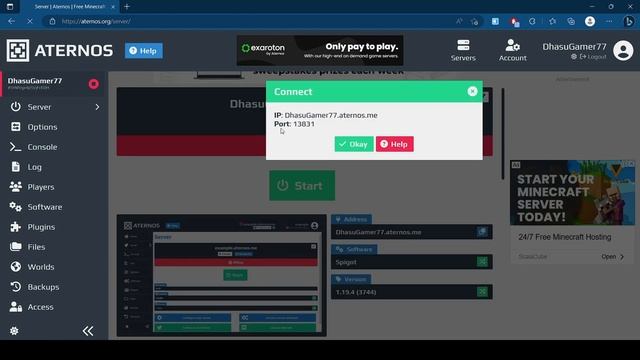 HOW TO MAKE A JAVA + BEDROCK CROSSPLAY SERVER IN ATERNOS || MIXED SERVER || #india #gaming смотреть онлайн