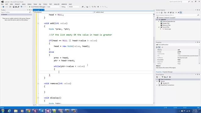 C++ programming: Adding and Removing Nodes from a Linked List смотреть онлайн