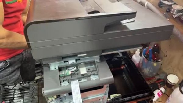 Fix printar hp offic jet pro x476dw clean head