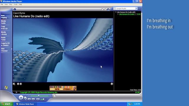 Windows XP sample music - Like Humans Do (with lyrics) by David Byrne смотреть онлайн