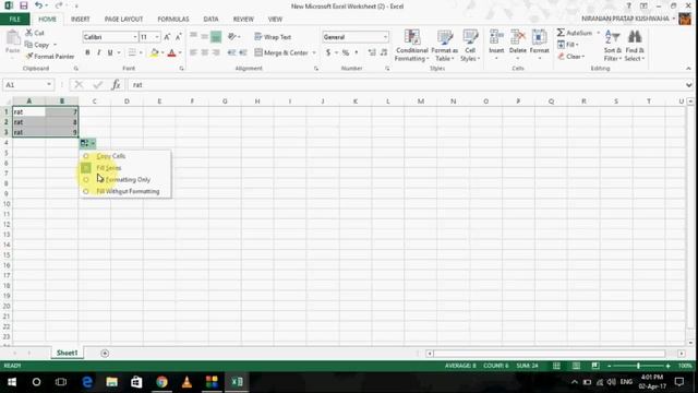 Excel 2013 Tutorial Basic Graph смотреть онлайн