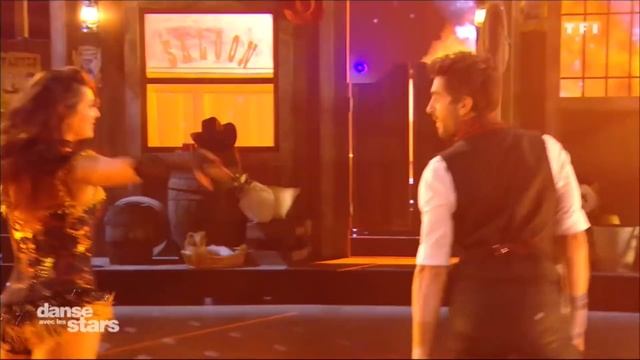 DALS S08 - Agustin Galiana & Candice Pascal et Elodie Gossuin & Christian sur Wild Wild West смотреть онлайн