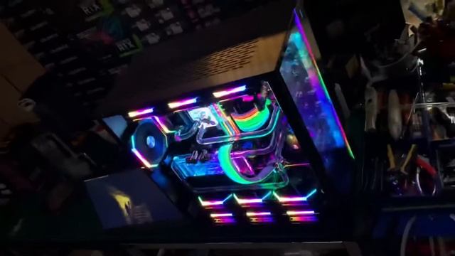RM60K AMD 5950x High End Water Cooling Custom Build PC by PCWORKTECH Part 2 смотреть онлайн
