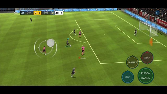 ZHENDI VS DIMA FOOTBALL/ 2 ТУР / КМФ / FIFA MOBILE 19. смотреть онлайн