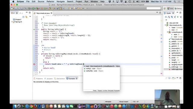 Recursive toString() Quiz Solution смотреть онлайн