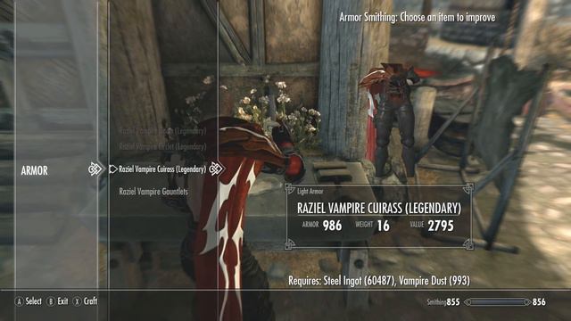 ▶Skyrim Remastered: Raziel Vampire Armor ♦️MOD SHOWCASE♦️ | Killerkev ✔️ смотреть онлайн