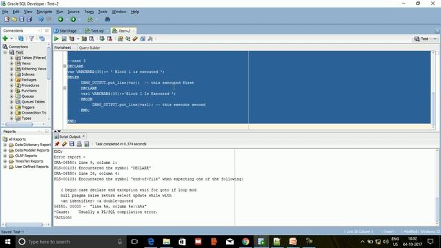 PLSQL Class2 Anonymous block Drawbacks смотреть онлайн
