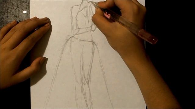 Fashion Illustration - My Complete Narrated Process (Part 1) смотреть онлайн