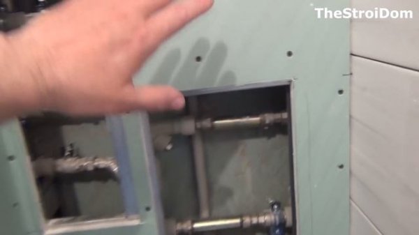 █ КАК ЗАКРЫТЬ ТРУБЫ В ТУАЛЕТЕ / Короб в туалете / restroom