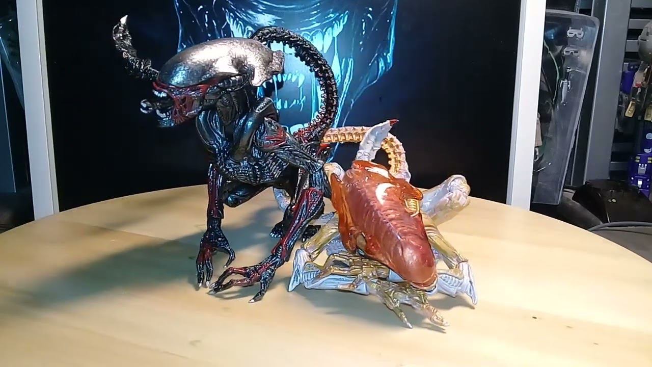 Trophy chase! Neca Night Cougar Alien & Panther Alien Kenner Tribute Review. смотреть онлайн