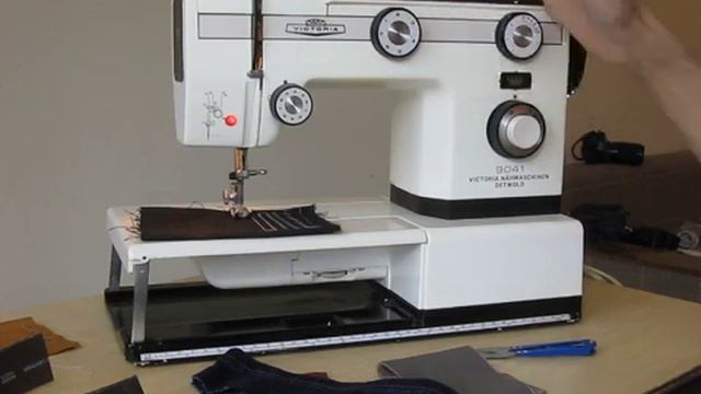 Victoria 9041 Nähmaschine Sewing machine Швейная машина test смотреть онлайн