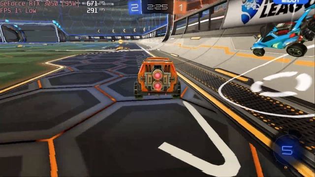 ? NVIDIA GeForce RTX 3050 [Laptop, 95W] - Rocket League gameplay benchmarks (1080p) смотреть онлайн