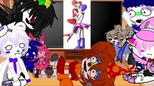 SL react to cursed images + Cursed ships || FNAF || C.C Afton