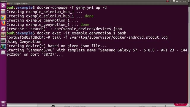 Docker-Android supports Genymotion Cloud смотреть онлайн
