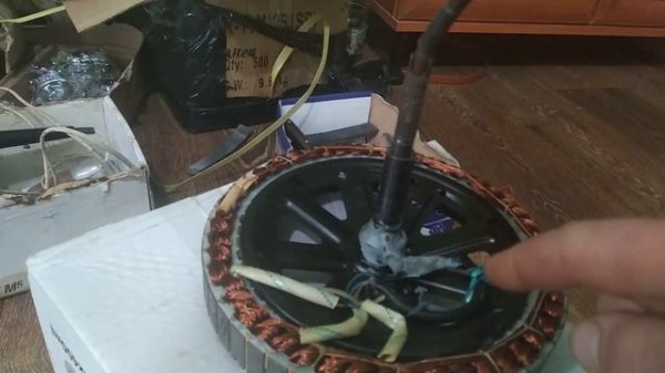 Ремонт  электро колеса  порванные провода