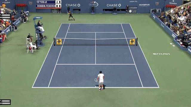 Tennis Elbow ITST Mod 1.08 - US Open 2012 - Djokovic / Federer 4-6 7- 6 6-4 7-6 смотреть онлайн