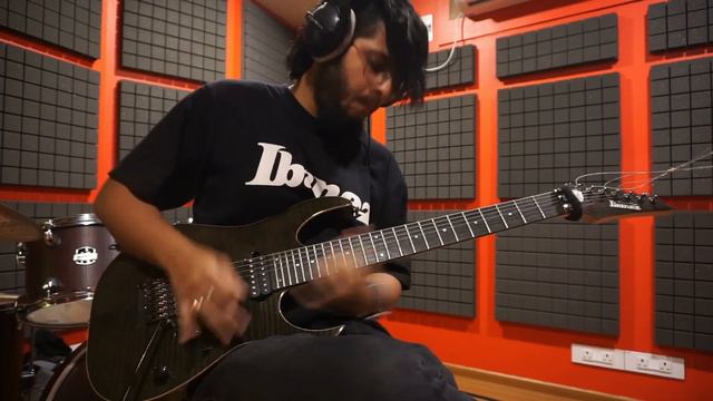 Ibanez Prestige RG 3727 FZ-BH Crunch Lead Tone Test - ANIMESH BEZBARUAH смотреть онлайн