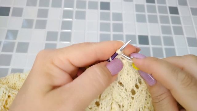 Летняя кофточка без реглана/подробный МК на узор смотреть онлайн