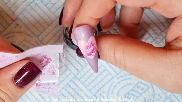 💐 Floral Valentine | Gel Polish Nail Art Design | Pink Glitter | Flower Foil | Pretty Valentine's смотреть онлайн